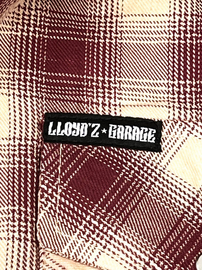 Lloyd'z Garage Flannel, Red/Cream- Women's