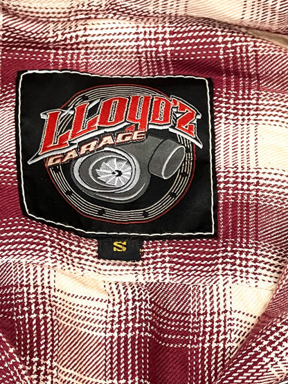 Lloyd'z Garage Flannel, Red/Cream- Women's